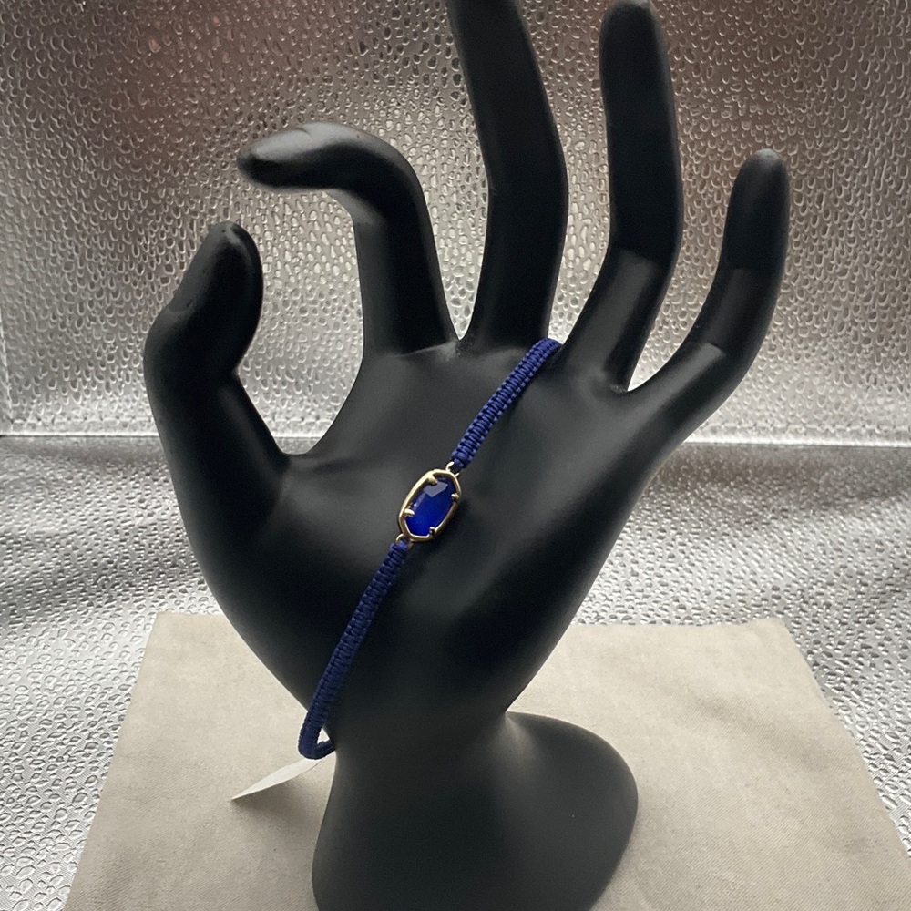 NWT cobalt Blue Grayson friendship Bracelet with Goldw
